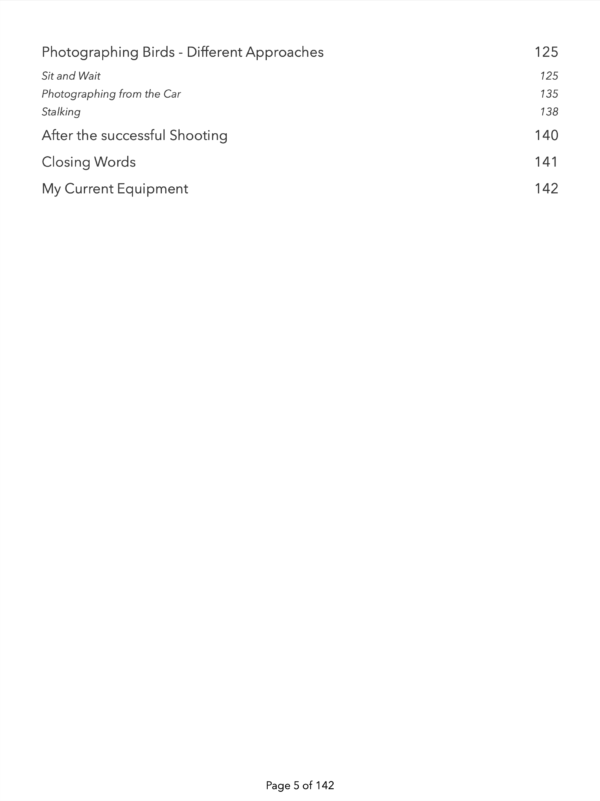 EBook Bird Photography Naturfotografie Fabian Fopp